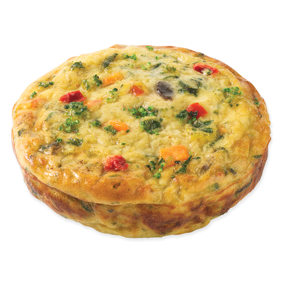 Garden Vegetable Crustless Quiche