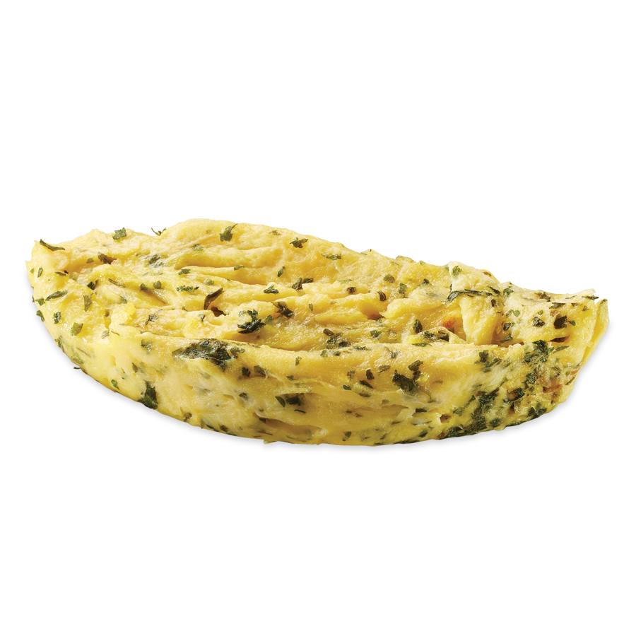Homestyle Plain Omelette With Parsley